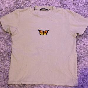 Brandy melville butterfly tee